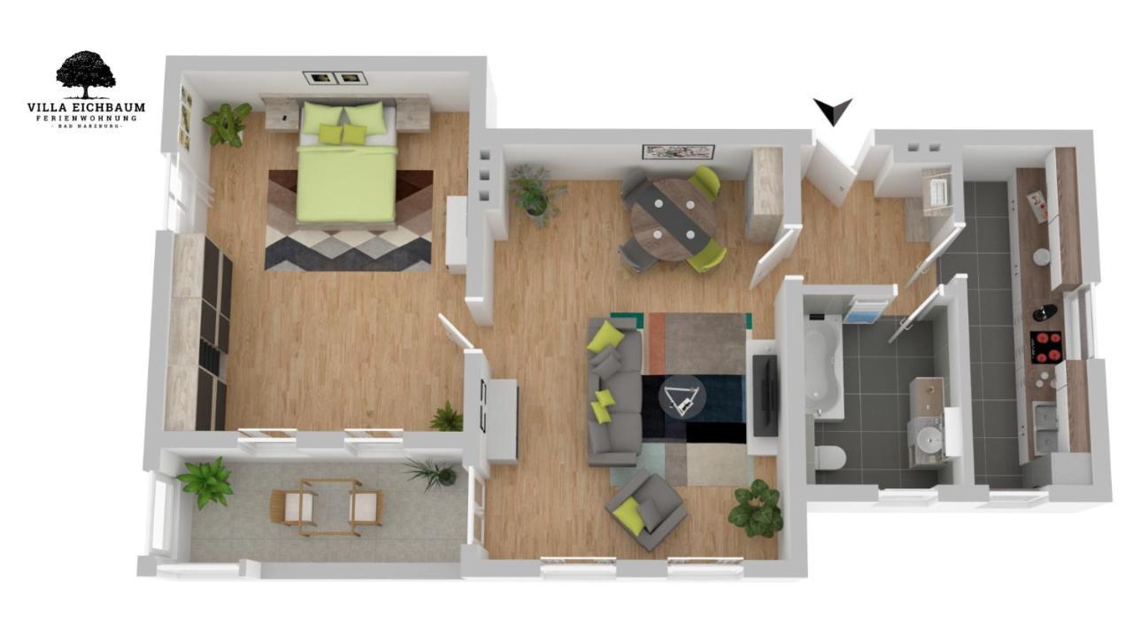 Ferienwohnung: Villa Eichbaum บัดฮาร์ซบวร์ก ภายนอก รูปภาพ