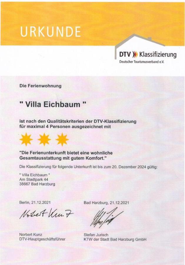 Ferienwohnung: Villa Eichbaum บัดฮาร์ซบวร์ก ภายนอก รูปภาพ